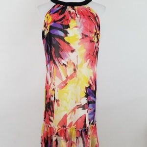Jonathan Martin Size 6 Sleeveless Floral Dress